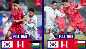 米兰体育官方-斋月影响❌韩国主场连遭阿曼&amp;约旦逼平，沙特对国足&amp;日本1胜1平