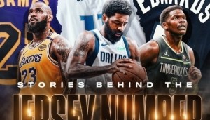 美媒盘点球星号码背后故事：詹姆斯纪念乔丹 文班亚马想做第1